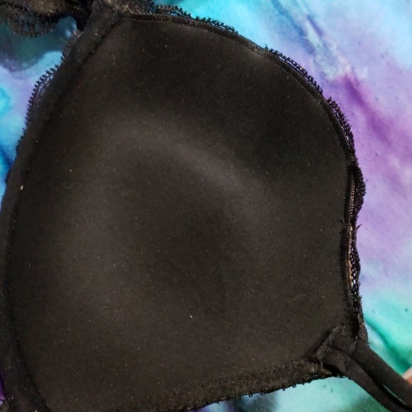 Victoria's Secret Blk/Brn Rhinestone Lace Bra 34C - Picture 8 of 8